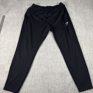 Gymshark Black Joggers Men's Sweatpants Athletic Gym Training Pants Size XL